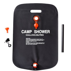 Outdoor Bath Bag 20L Outdoor Toiletries Camping Bath Solar Hot water Bag Shower Water bag cross-border PVC Model NO. CP-8963