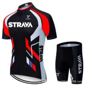 High Quality Custom Sports Fitness Style Solid Color Quick -dry Cycling suit（Top+short）Cycl58956