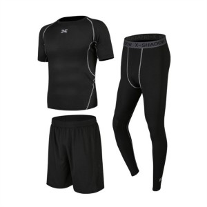 Men’s sports three pieces quick-drying sports suits Item no.XYPT002