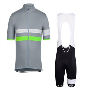 High Quality Custom Sports Fitness Style Solid Color Quick -dry Cycling suit（Top+short）Cycl68749