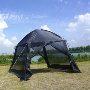 New Design black full screen pergola beach mosquito repellent tent opaque shade outdoor camping garden tent Model NO. CP-996