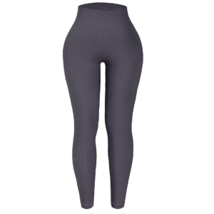 Ladies Seamless Yoga pants rib fabric Item No.2035DK