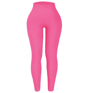 Ladies Seamless Yoga pants rib fabric Item No.2035DK