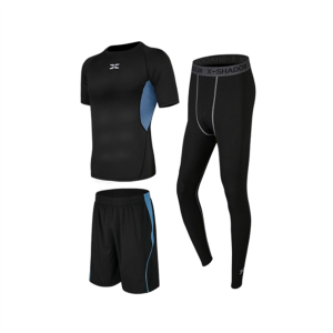 Men’s sports three pieces quick-drying sports suits Item no.XYPT002