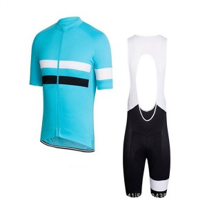 High Quality Custom Sports Fitness Style Solid Color Quick -dry Cycling suit（Top+short）Cycl68749