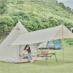 Outdoor Indian makeshift tent Awning all-in-one camping Pyramid tent picnic camping Family tent Model NO. CP-796