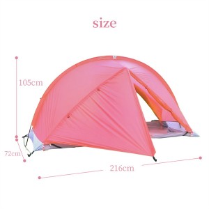 New products outdoor portable camping tent with colorful design for 1-2 person use Model NO. CP-478