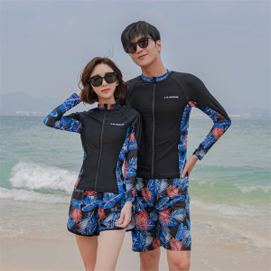 Customized his and hers swimwear custom track suit diving suit for women  Item no 2107