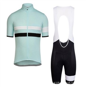 High Quality Custom Sports Fitness Style Solid Color Quick -dry Cycling suit（Top+short）Cycl68749