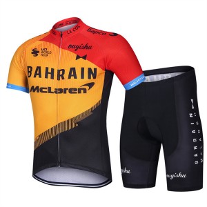 High Quality Custom Sports Fitness Style Solid Color Quick -dry Cycling suit（Top+short）Cycl52356