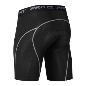 Men’s Thickened silicone foam padded breathable cycling short pants DDWX797