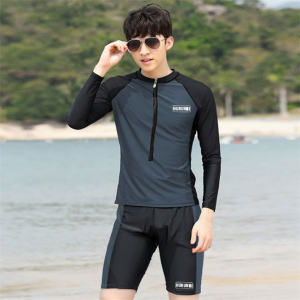 Long sleeve topes and shorts men’s swimming suit wetsuit diving suit for sale Item no.2110