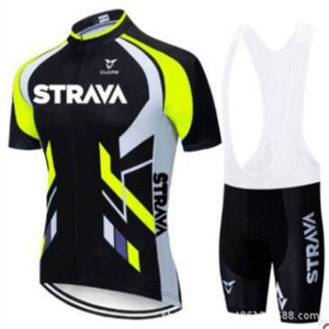 High Quality Custom Sports Fitness Style Solid Color Quick -dry Cycling suit（Top+short）Cycl58956