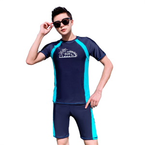 Customized logo men’s swimming suit wetsuit diving suit short sleeve topes and shorts for sale Item no.2115