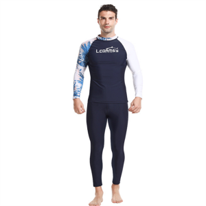 Men’s patchwork swimsuit wetsuit surfing suit with full screen printing for sale Item no.2116