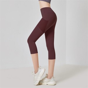 Women’s yoga leggings quick dry and fitness wear with side pocket Item No.MT7FKDKK