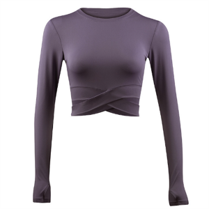 Ladies’ long sleeve yoga shirt (no pants) Item No.A-CX-519