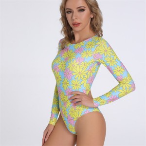 Sexy long sleeve swimsuit with different printing customized design welcomed Item NO. 5120