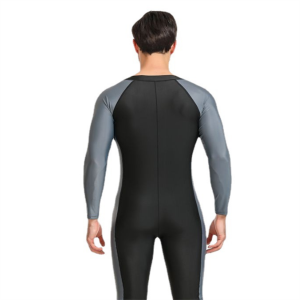 Men’s one piece swimsuit patchwork  wetsuit surfing suit with full screen printing for sale Item no.008