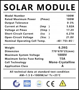 100W