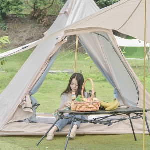 Outdoor Indian makeshift tent Awning all-in-one camping Pyramid tent picnic camping Family tent Model NO. CP-796