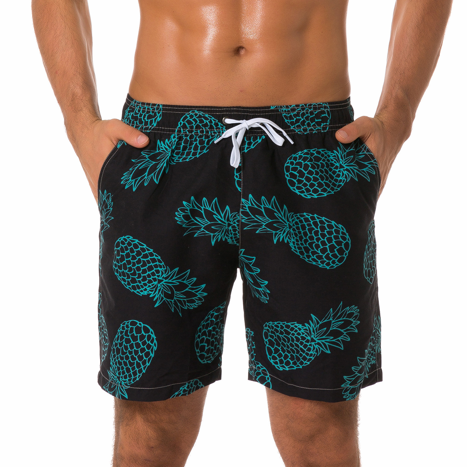 Wholesale printing swimwear polyester beachwear swim short Beach Shorts Swim Trunks for man