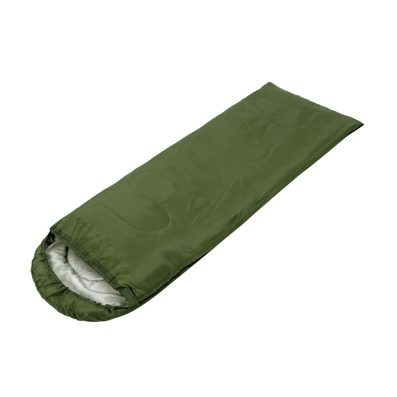 Spring summer and autumn envelope with hood adult outdoor camping camping sleeping bag office lunch break home warm insulation