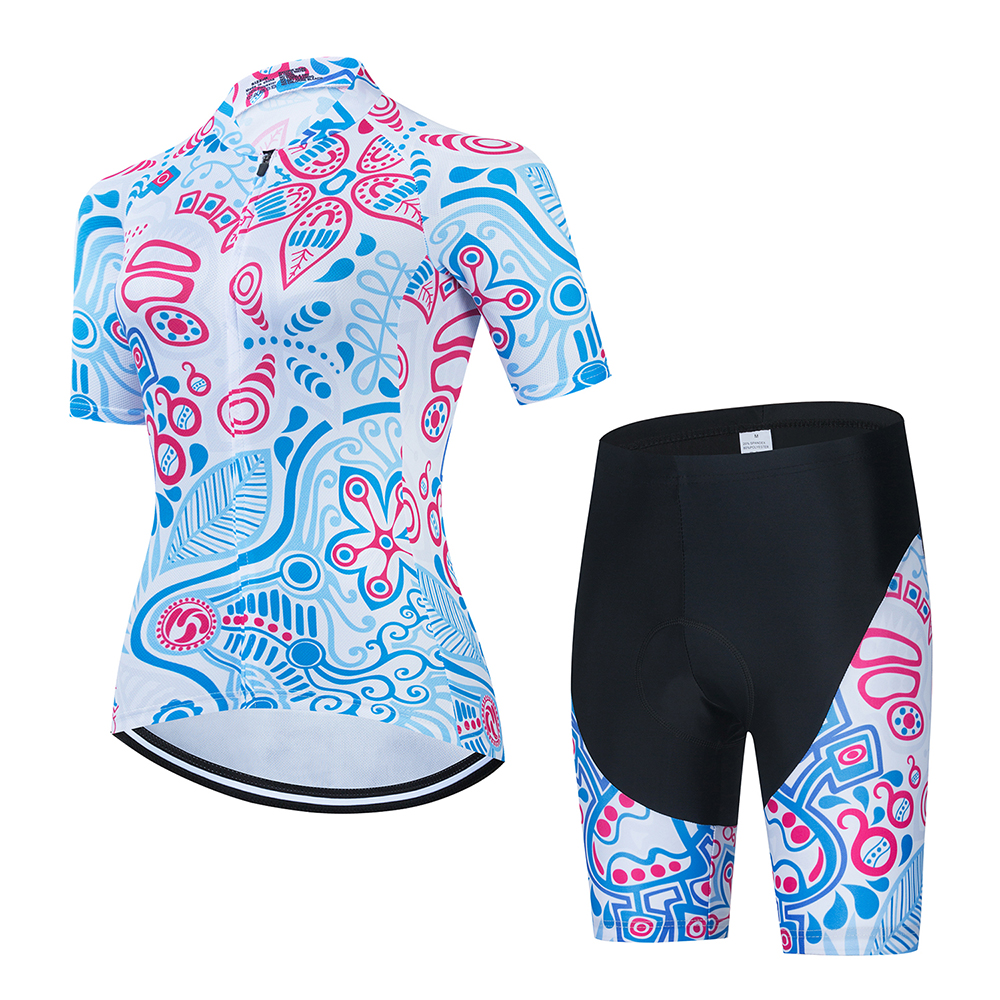 OEM Durable Cycling Jersey Outdoor Summer Bicycle Wear Cool Fabric Cycling Clothing Uniforms Women Mountain Bike Clothes