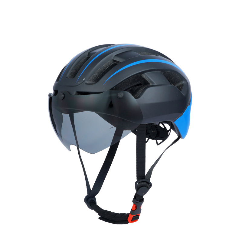 Racing Cycling Helmet with lenses Men Women Ultralight Mtb Bicycle Helmet Outdoor Road Mountain Bike Helmet