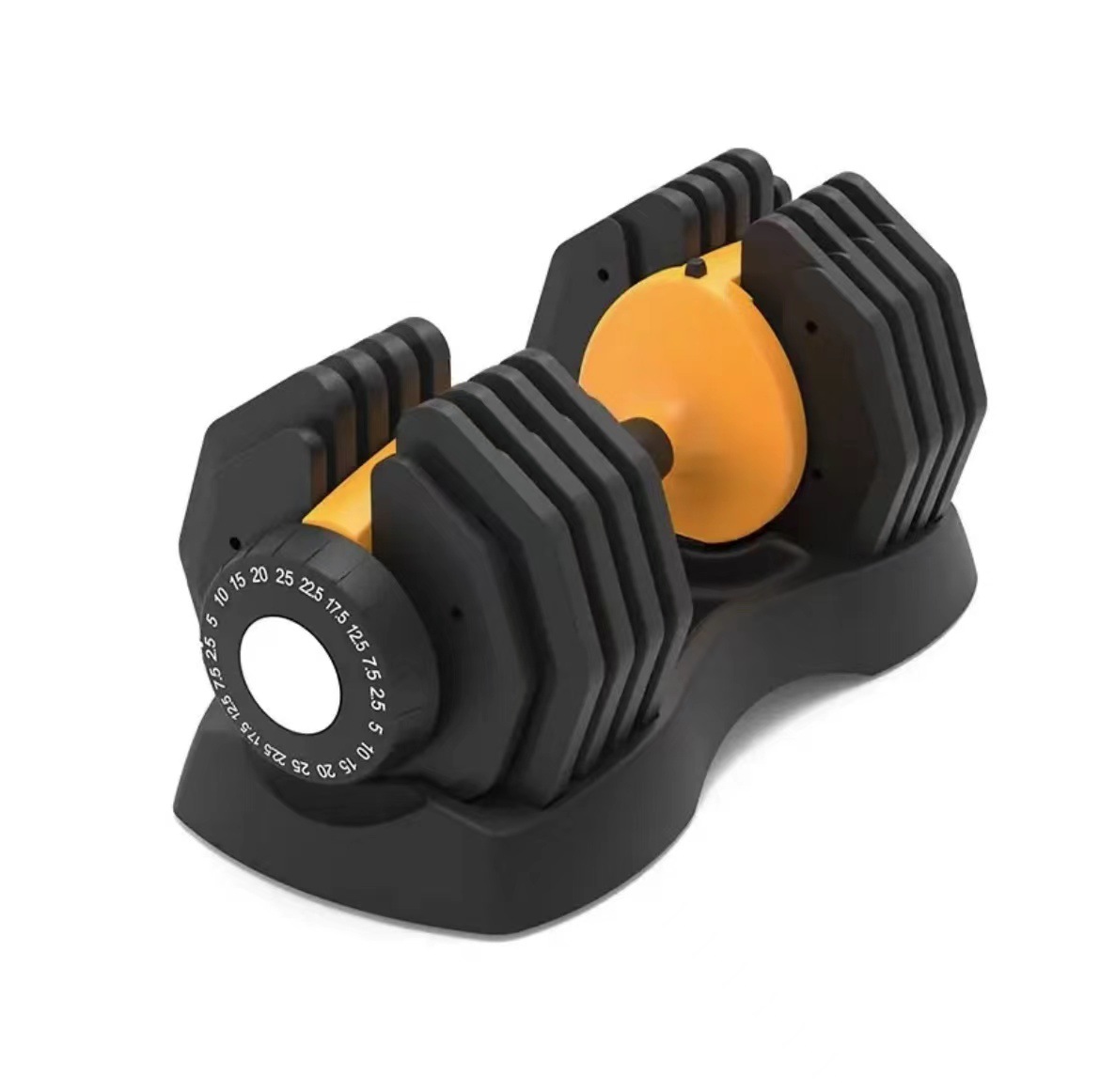 Fitness exercise equipment dip plastic flat head frosted foreign trade dumbbell home cast iron color dumbbell wholesale