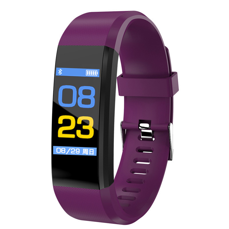 Color screen smart bracelet information sports bracelet heart rate blood pressure electronic monitoring sleep