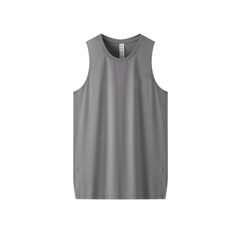 New trending casual fitness crop tank tops sleeveless vest gym clothing loose fit men tank top