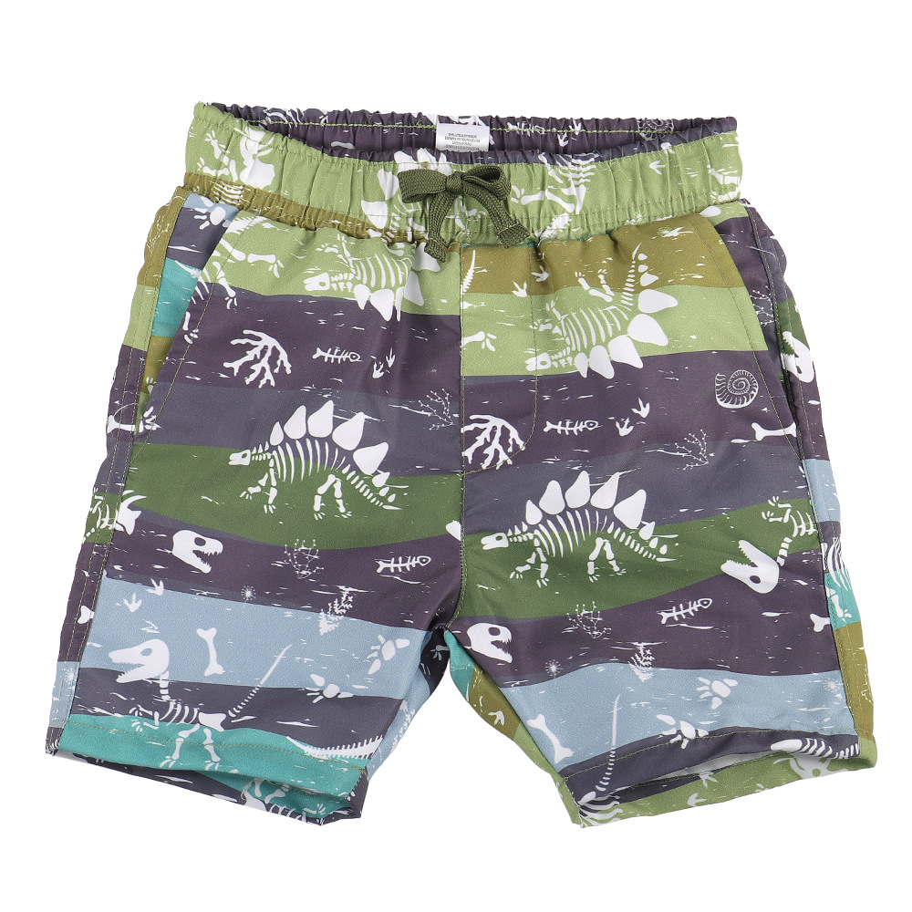 Boys fashion printed board short casual beach shorts kids swimming pants wholesale