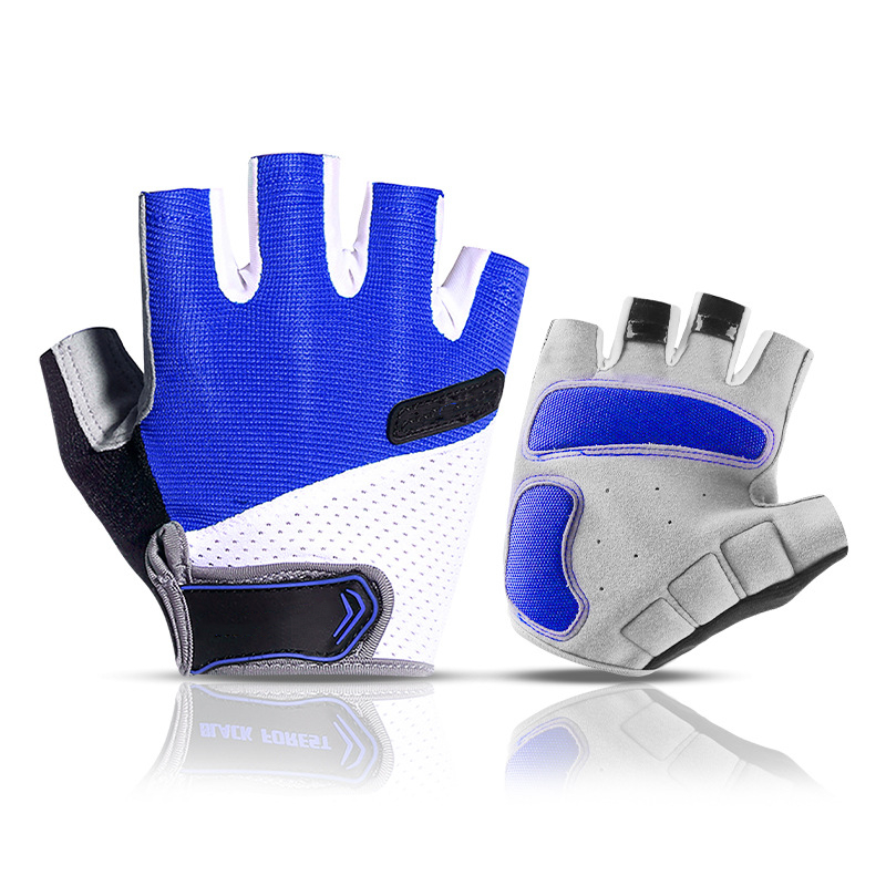 Cycling Gloves Custom design Breathable Half Finger Cycling Gloves Anti Slip Pad Motorcycle