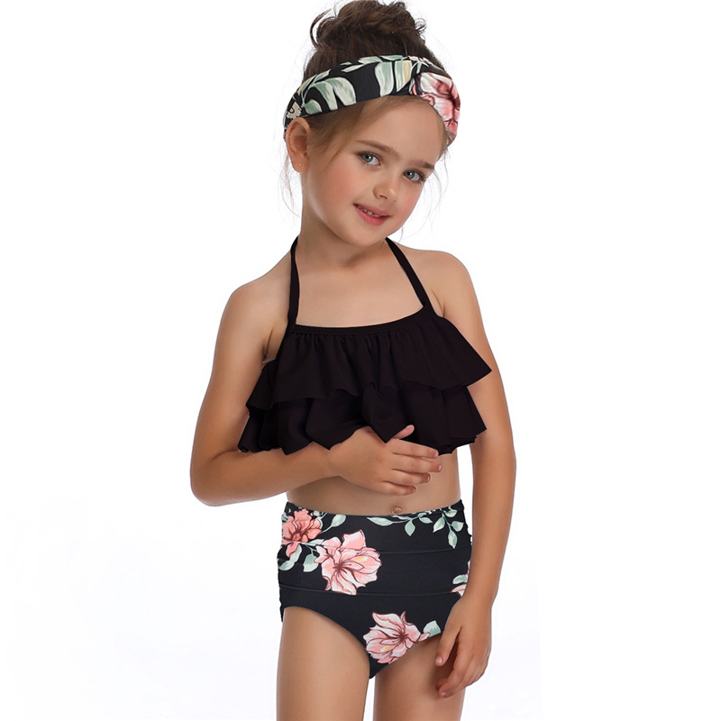 2022 One-piece rainbow swimsuit swimsuit vendors wholesalecute young girl bikini kids swimwear