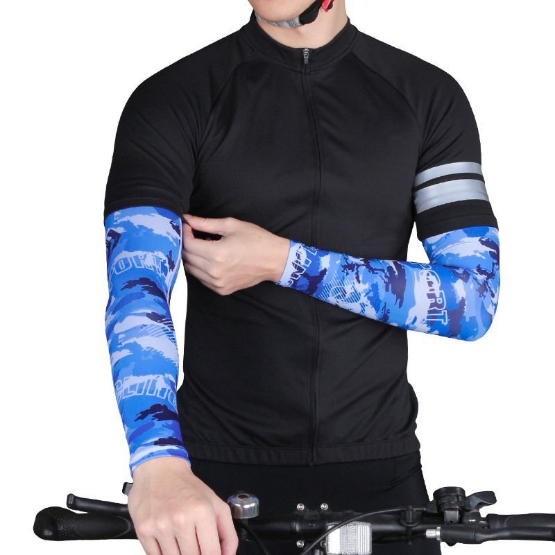 Summer riding sleeve ice silk sunscreen anti-mosquito men and women outdoor sports fishing and running arm protector