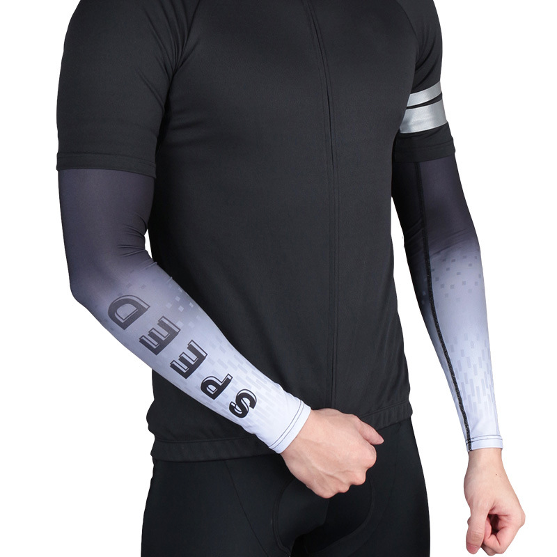 Spandex Fabric Sun UV Protection Arm Cover Cycling Arm Sleeves