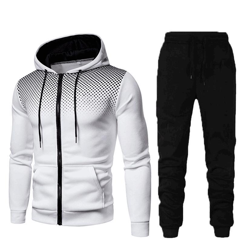 Custom Printing Logo Slim Fit Long Drawstrings Sport wear Hoodie and Jogger Set for Men 100 cotton mens training cargo tracksuit