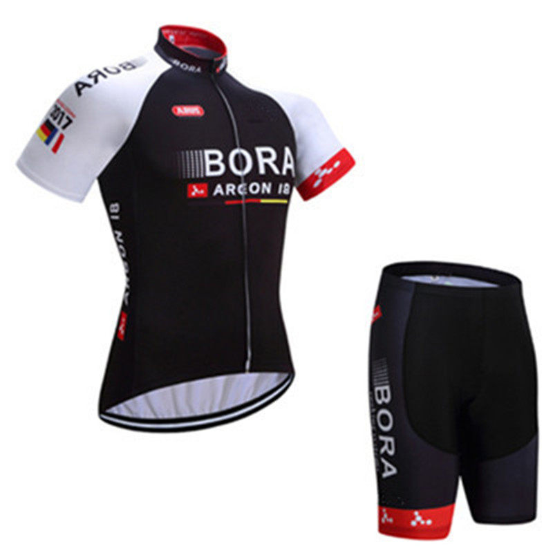 Short Sleeve Bicycle Set Coolmax Cycling Jersey for Man Cycling Top Wear Triathlon Team Custom Cycling Jersey