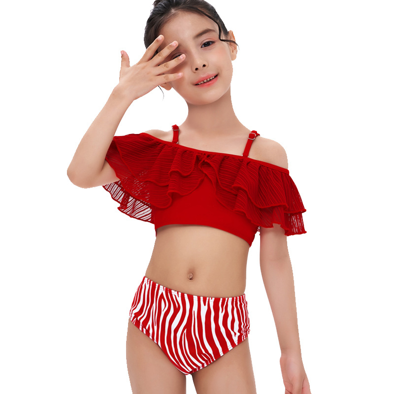 Kids swimwear bikini girls swimwear kids 6-7-8-9 year old girl bikini swimsuits for kids one piece swimsuit girls swimsuit