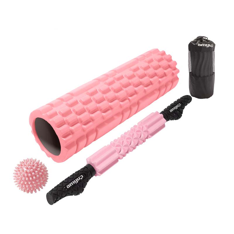 China Manufacturer Cheap High Quality gym sports gymnastics pilates Yoga exercise 3 in 1 foam roller