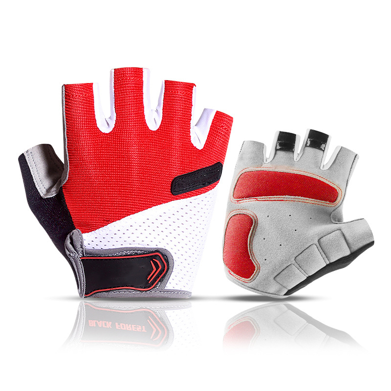 Manufacture Sports half finger gloves outdoor cycling fitness gloves climbing breathable gloves 2 – 49 Pairs