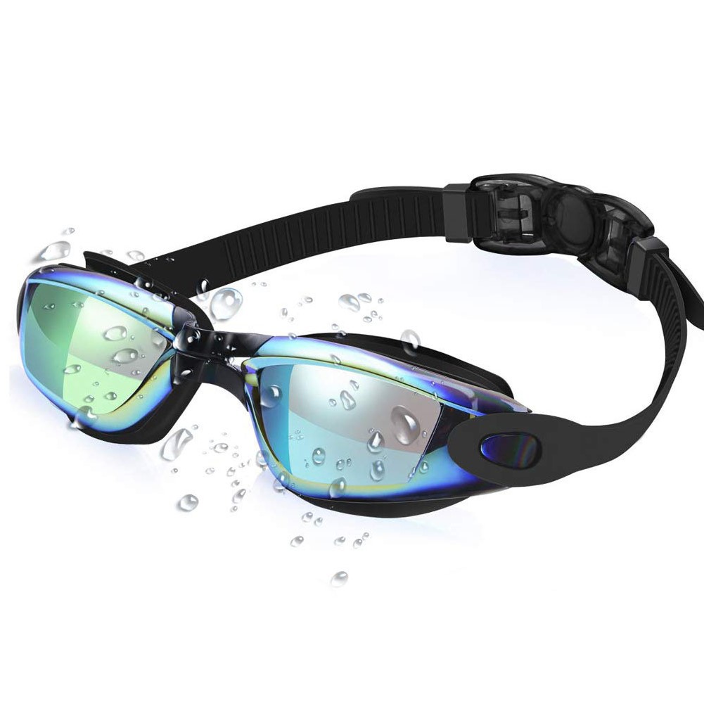 Plating swimming goggles adult anti-fog waterproof swimming goggles for men and women swimming glasses