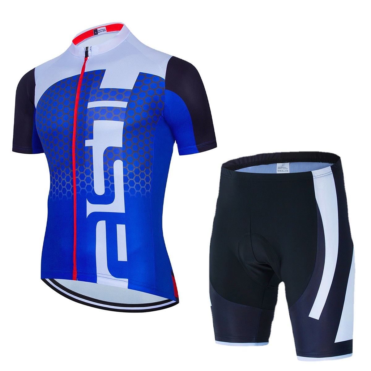 Customized Multi Pockets Zipper Short Sleeve Mens Road Bike Cycling Jersey gamma Hot Custom Sportswear Set