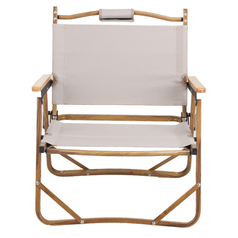 Outdoor Aluminum alloy foldable adjustable director camping chair with backrest armrest beach chair