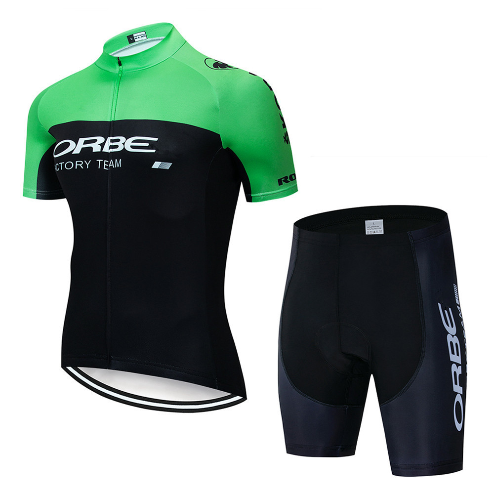 NEW design Cycling Jersey Set Summer Short Sleeve Bicycle Set Coolmax Cycling Jersey for Man Cycling Top Wear