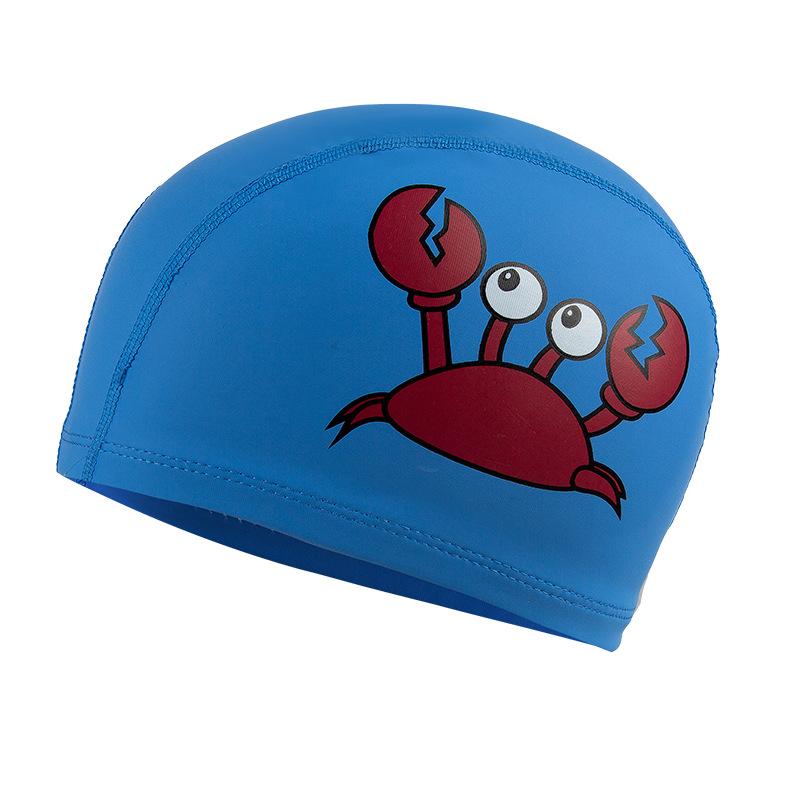 Customized silicone kids funny cartoon cat swimming cap wholesale 2022