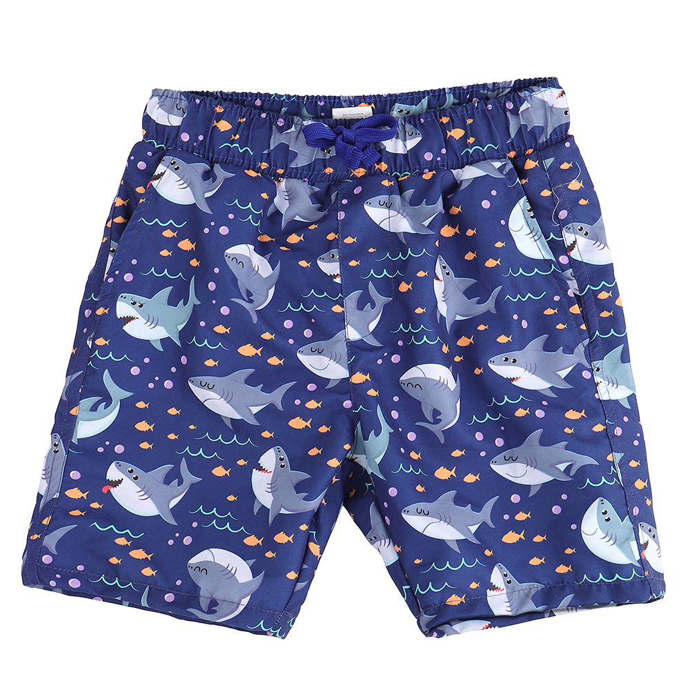 Custom Sublimation Printed Kids Boys Swimwear Beach Wear Shorts Swimming Trunks