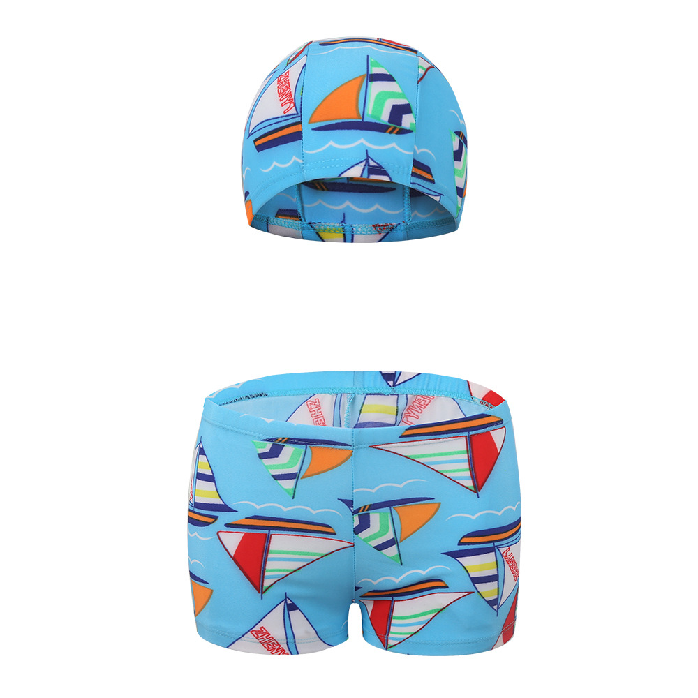 Beach Boys Swimwear For Children With Cartoon Character Boys Swimwear Kids Swim Trunks Baby Swim