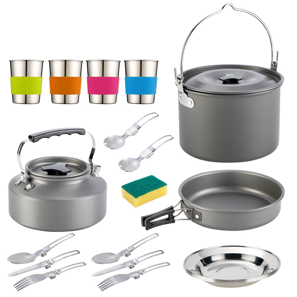 Kettle boiler 5-6 person boiler kettle set camping set boiler portable multi-person